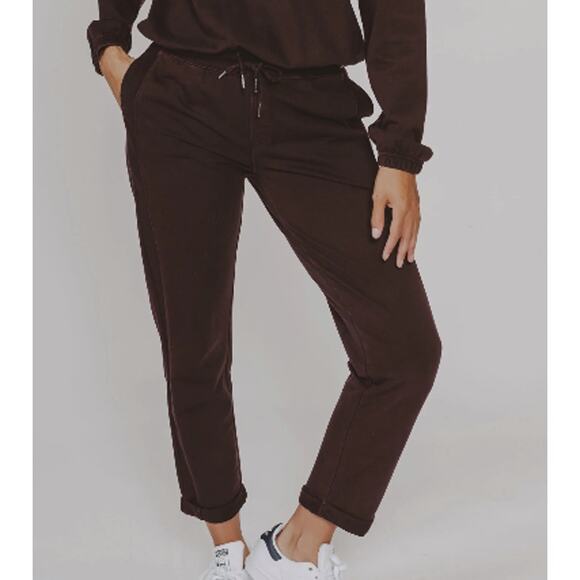 The Normal Brand Women's Classic Terry Looped Sweatpant Brown Size Small - Picture 1 of 14